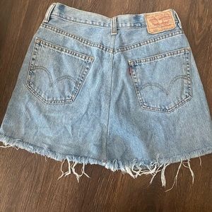 Vintage Levi jean skirt